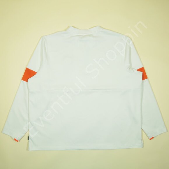 Nike Clemson Tigers Jacket Mens 3XL White Performance On Field Pullover Zip New - Picture 3 of 9